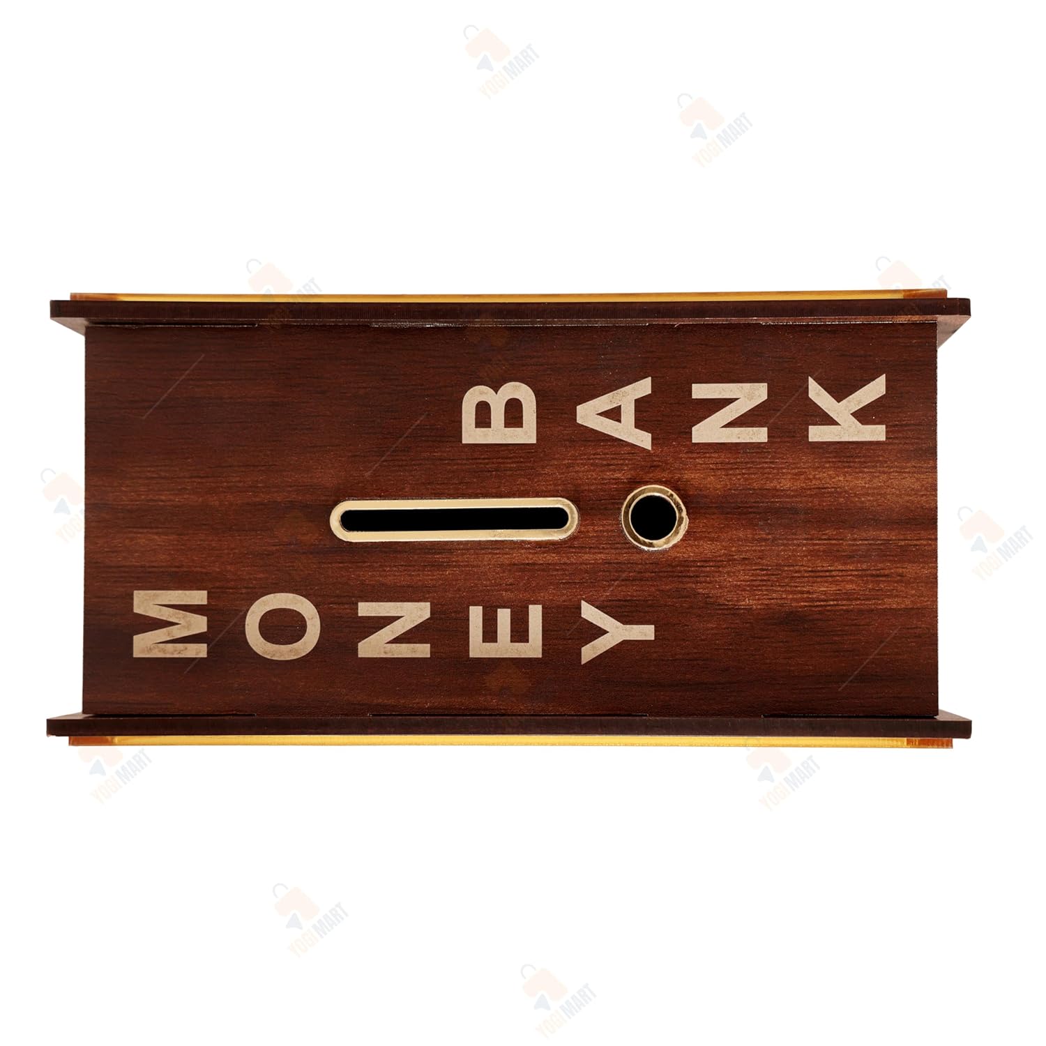 Wooden Money Saving Box for ₹1 Lakh Goal – Piggy Bank for Adults & Kids