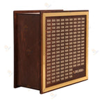 Wooden Money Saving Box for ₹1 Lakh Goal – Piggy Bank for Adults & Kids
